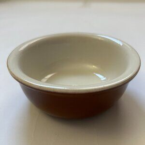 Vintage Hall Ramekins Bowl Small Casserole Brown 413 Made in USA